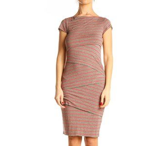 Bailey 44 / Anthropologie Striped Tiered Column Sorrell Slim Dress Size Medium
